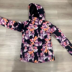 Roxy Black Jacket with Pink Accents